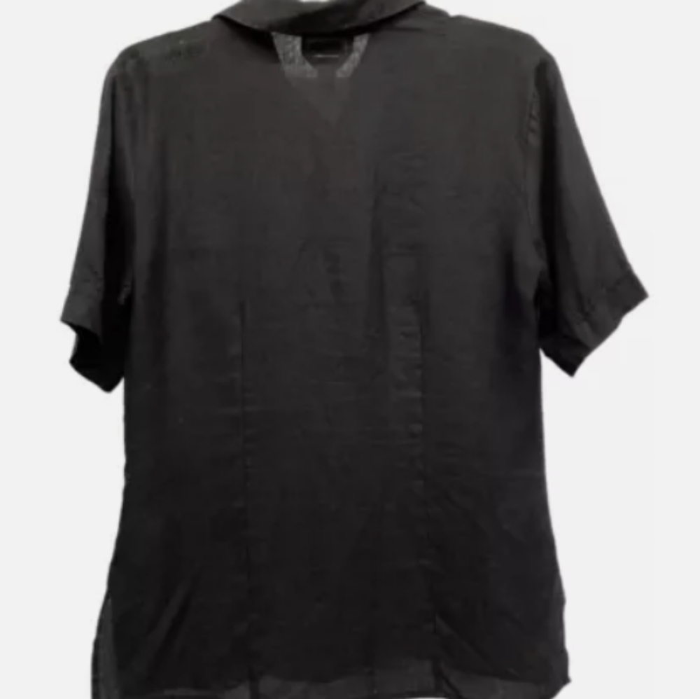 Talbots Black Button Down Shirt - Picture 4 of 4